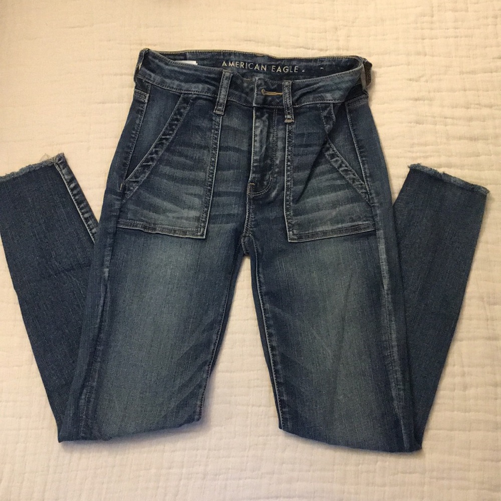 American Eagle Hi-Rise Jegging Crop Jean